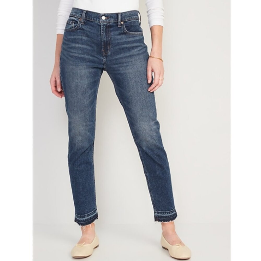 Mid Rise Boyfriend Jeans